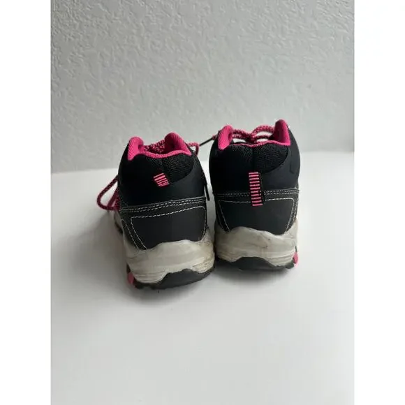 Girls Black & Pink Hiking Boots Size 11 Trail Sneakers - Picture 4 of 6